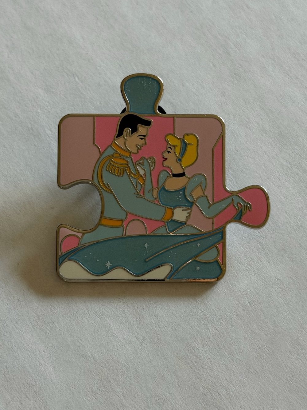 Cinderella Character Connection Puzzle Piece Prince Charming & Cinderella LE 500